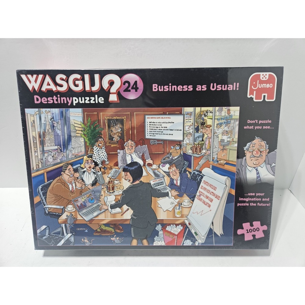 Jumbo WASGIJ? Destiny 24 - Business As Usual! 1000 Pc Jigsaw Puzzle Brand New
